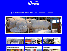 Tablet Screenshot of aifox-srl.com.ar